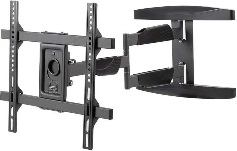 Кронштейн для телевизора Kromax ATLANTIS-60, 26-65", настенный, поворотно-выдвижной и наклонный,  черный [28015]